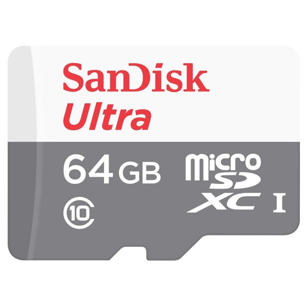 Карта пам'яті SanDisk 64 ГБ microSDHC C10 UHS-I R48 МБ/с Ultra